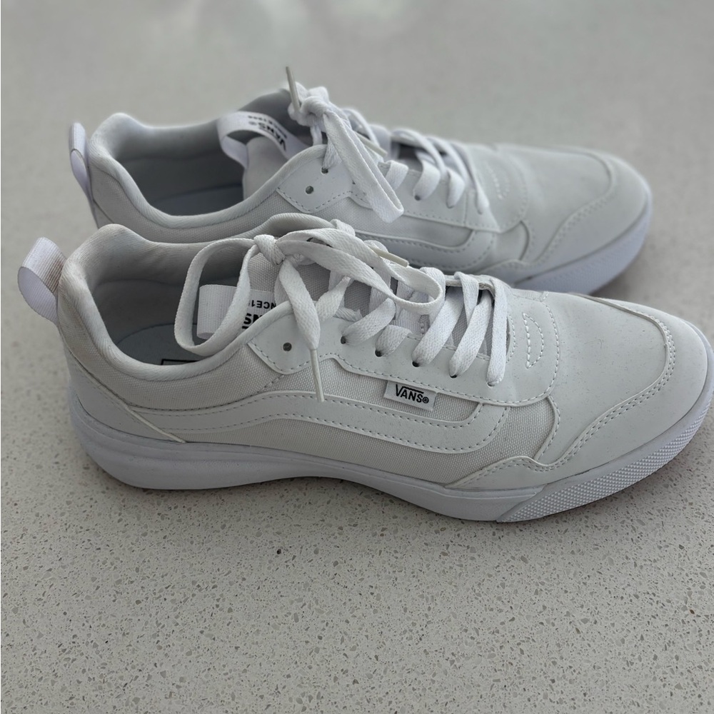 Vans Range White Shoes Size 10